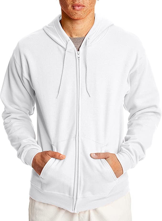 Hanes Men's Full-Zip Eco-Smart Hoodie