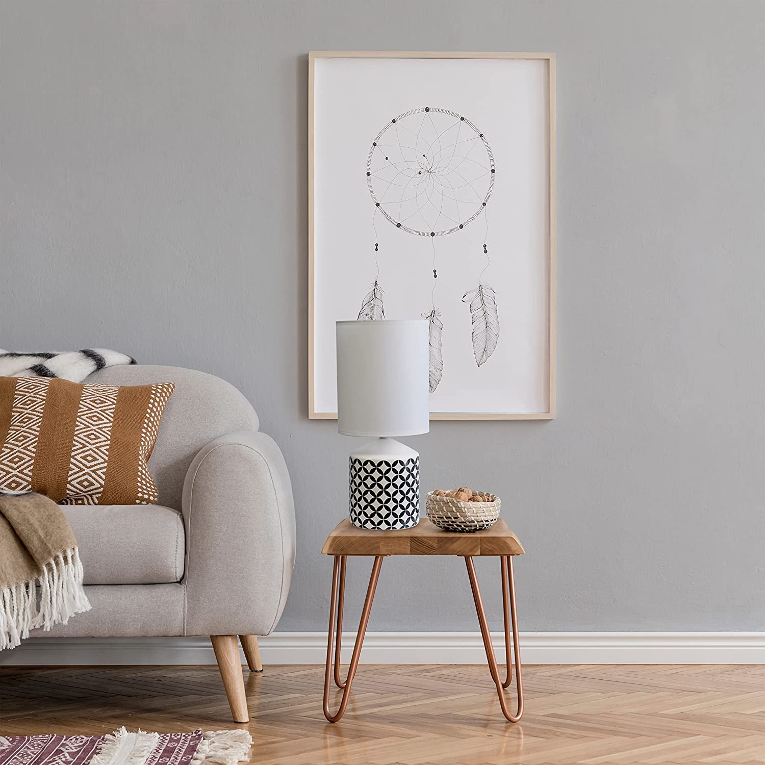 Simple Designs Fresh Print Desk Lamp