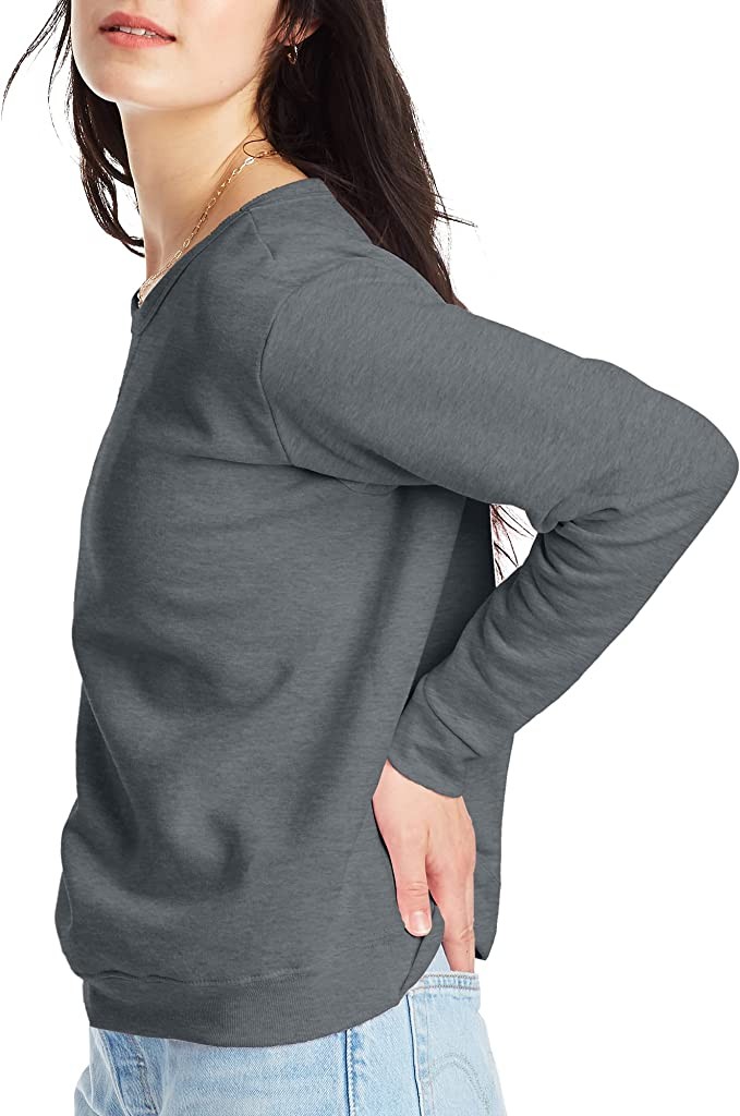 Hanes Women's EcoSmart Crewneck Sweatshirt
